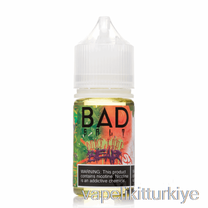 Vape Elektronik Sigara Umursamaz Ayı - Kötü Tuz - 30ml 25mg